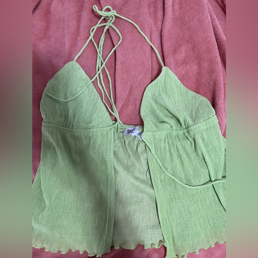 Green Princess Polly Tank NEVER WORN
